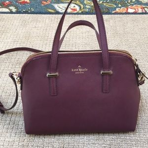 kate spade maroon bag